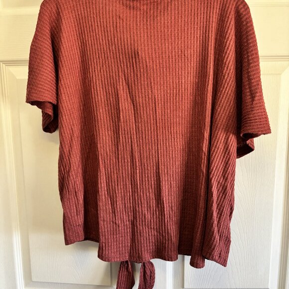 PInk Republic Button Front Tie-Hem Top – Size (XXL) – NWT - Picture 2 of 3